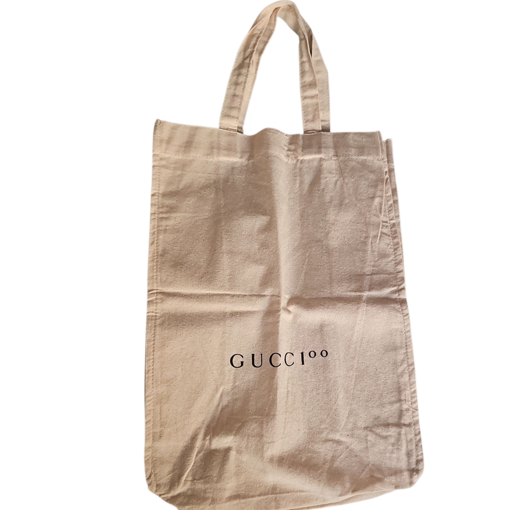 Gucci Natural Canvas Tote